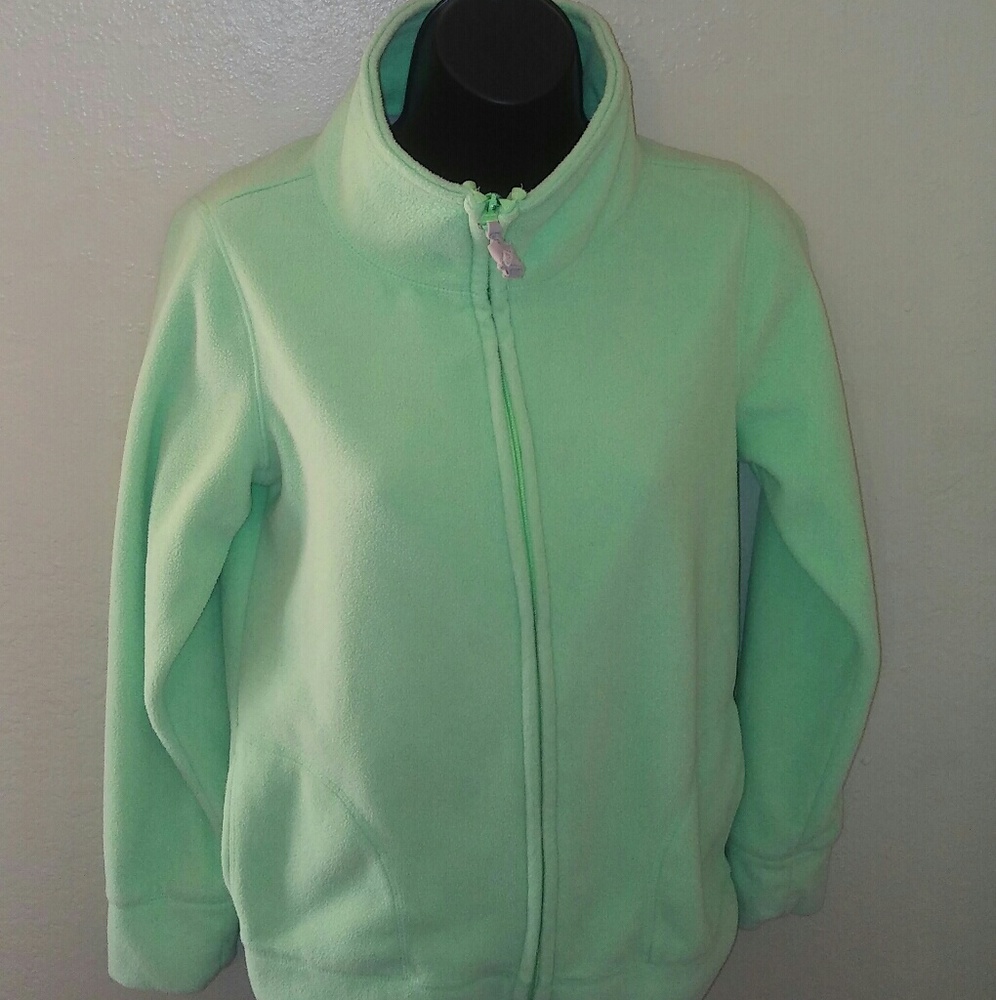 Old Navy girls fleece lime green size extra large